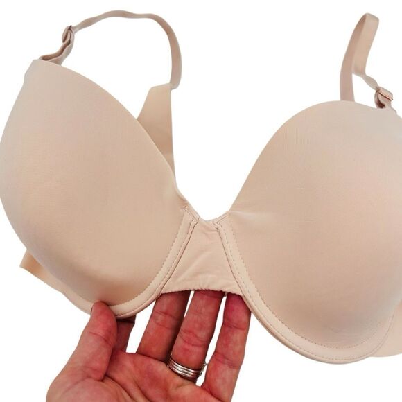 Soma Vanishing 360 Perfect Coverage Seamless Nude Bra size 32DD - Picture 2 of 5